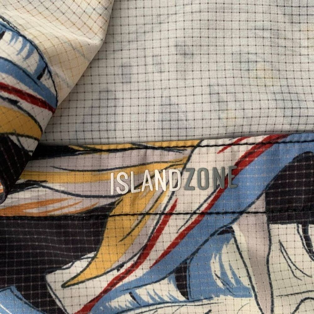 Tommy Bahama The Bahama Coast IslandZone Tropical Print Shirt Mens L Black - Picture 6 of 9